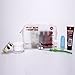 Clear Travel Toiletry Bag-TSA-Approved,1Quart Size,3-1-1bag, Airport Airline Compliant Bag. XIANGYI (red)