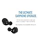 Comply Truly Wireless Replacement Earphone Tips - Premium Noise Blocking Earbud Tips Made from Secure Fitting and Comfortable Memory Foam - Black, 3 Pairs, Medium size