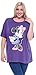 Disney Women's Plus Size T-Shirt Minnie Mouse Print (Purple, 2X)