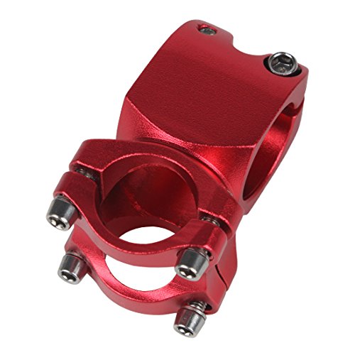 Andux 31.8mm Aluminum Alloy Bike Handlebar Stem Riser for BMX MTB 1pcs BL-02 (Red)