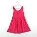 Gotd Baby Girls Sleeveless Sundress One Piece Bowknot Summer Tutu Dress Hot Pink (2-3Y)