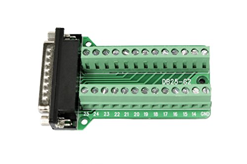 Twinkle Bay DB25 Male Connector Breakout Board RS232 Serial to DSUB Terminal Block Connector Signal  - //medicalbooks.filipinodoctors.org