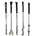 Wizard Wand Makeup Brushes, 5 Set Beauty Tools Eye Eyeshadow Blending Brushes Cosmetic Makeup Tool with Gift Bag with Necklace