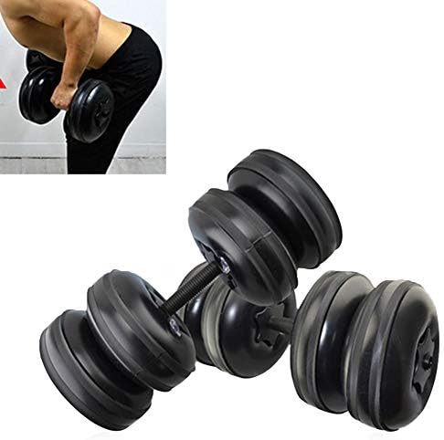 水で満たされたダンベル ジムフィットネストレーニング環境に優しい調整可能な重量