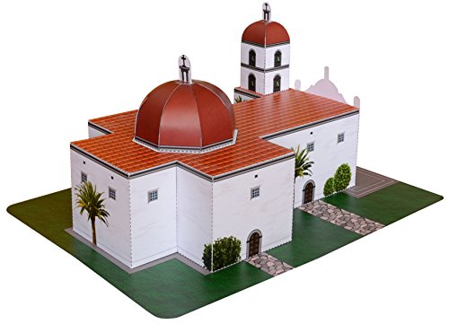 Mission San Juan Capistrano Large Model with Plastic Farm Animals Arts Entertainment Hobbies ...