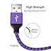 USU Type C Charger Cable Purple - Sagmoc 2019 Update Premium Nylon Braided High Speed Charging Cord【4+1 Pack】 10FT 2x6FT 3FT 2FT for Samsung S9 S8 Plus, Note 8, LG V30 G6 G5, Pixel, Nexus 6P 5X
