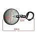 MAARYEE Bundle Universal Adjustable Rotatable Rearview Handlebar Glass Mirror for Mountain Road Bike Cycling Bicycle (2 Pack)