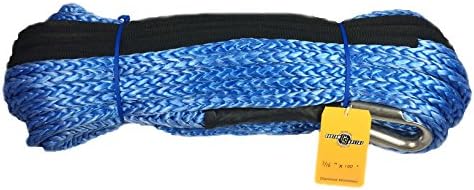 7/16" x 100' Diamond Winch Rope with Tube Thimble