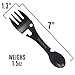 The Sporky – All in One Utensil – Spoon Fork Knife Bottle & Can Opener – Perfect for Camping Backpacking Hiking Hunting – Use at Home The Office Or Boat Camper Car & RV – Outdoor Tactical Travel Gearthumb 4