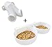 Precision 3D Prints Two-Way Splitter and Two Bowl Attachment – for New! Pet Feedster PF-10 Plus CAT – Automated Pet Feeder for Catsthumb 1