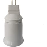 MAMA'S PEARL 2pcs MR16 Lamp Socket Adapter MR16 to E27 Lamp Base MR16 Turn to E27 Lamp Holder Turn to MR16 Lamp Head Converter G5.3 to E27