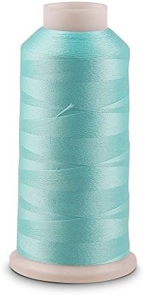 Light Blue Glow 1000 Yards Luminous Glow In The Dark Machine Embroidery / Sewing DIY Thread no.17