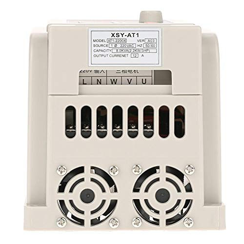 220VAC Single-Phase Variable Frequency Drive VFD Speeds Controller for 3-Phase 2.2kW AC Motor