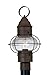 Designers Fountain Outdoor Lamp Post Light Fixture, Classic Rustic Finish, Weather Resistant, Exterior Lantern for Yard, Garden, Patio, Porch, Driveway, Walkway, Nantucket 1766-RT
