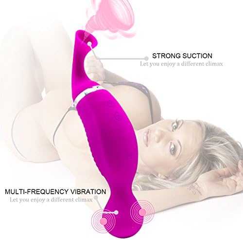 Women's Hand Free Female Electric USB Electric Toy for Women Quiet Powerful Strong Suction with Silicone 12 Multispeed Wireless Remote Vǐberate Toys Mini Vǐbrant Toy for Women, Tshirt