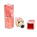 JETEHO 6Pcs Marble Empty Lipstick Tubes DIY Lipsticks Lip Balm Square Lip Gloss Lip Stick Beauty Lipstick Empty Containers with Lid Cap - Red