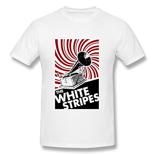 DMENDO Men's The White Stripes Band Art 