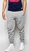 Mens Heavyweight Athletic Sweatpants with Drawstring Elastic Wasit & Cuffs