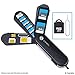 Memory Card and SIM Card Storage Case with Micro SD Reader (USB) and Eject Pin - Swiss Army Knife Type Design - Fits 2X SD, 6X Micro SD, 1x Mini SIM, 1x Micro SIM and 1x Nano SIM