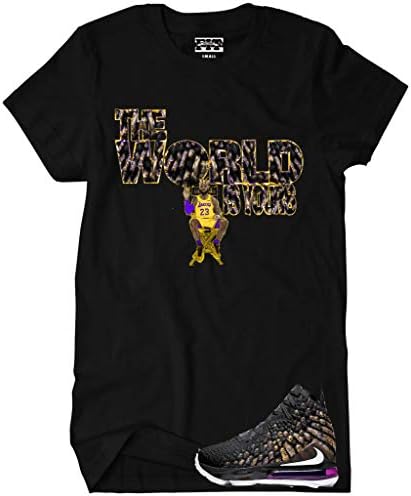 Shirt for Lebron 17 Lakers Laker Black Eggplant armarillo