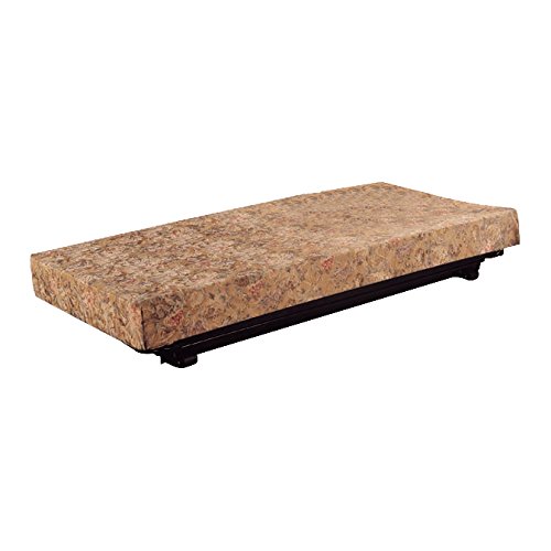 Pilaster Designs - 39'' / Twin Size Black Metal High Riser Bed Frame With Pop Up Trundle
