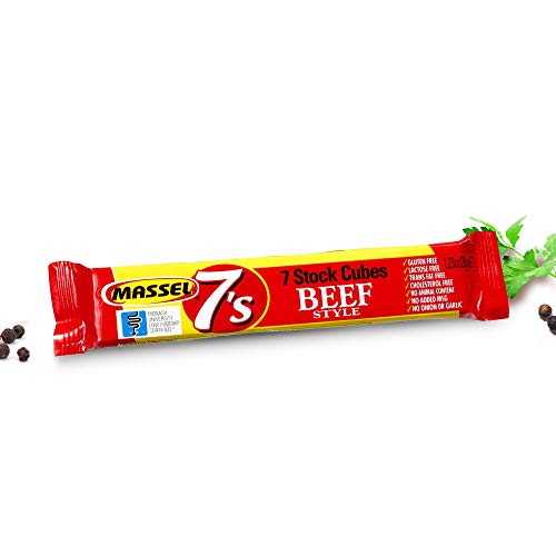 Massel 7's, Vegan Bouillon Stock Cubes - Gluten-Free, Beef Broth Flavour - 35g, Pack of 8 Soup Stock