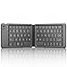 iClever BK06 LITE Bluetooth Keyboard - Foldable Keyboard Sync Up to 3 Devices, Rechargeable Multi Device Folding Keyboard for iPad iPhone Mac Tablet Laptop Android Phone Windows iOS