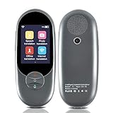PAWACA Smart Voice Translator Device with Photo Translation,106 Languages Two-Way Real Time WiFi/4 Languages Offline Instant Translation,Including Dialects 2.4 Inch Touch for Anywhere