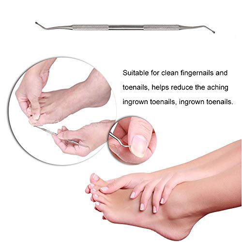 Ingrown Toenail Tool Set Toenail Clippers for Thick Nails, Nail Lifter and Toenail File, sharp and Safe Stainless Steel, 3 PCS Toenail Tools Set for Ingrown Toenail Correction Tool