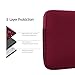 Hseok Laptop Sleeve 13.3-14 inch Case with Small Pouch, Neoprene Computer Bag Compatible with MacBook Pro 14