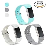 Habigis Band for Fitbit Charge 2 Slicone Replacement Wristbands for Fitbit Charge 2 /Fitbit Charge 2 Band Shaped Like Diamond Lines