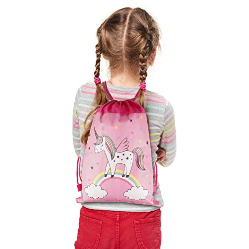 image for BAOQISHAN 26PCS Little Girl Lovely Jewel Rings in Box Unicorn Backpack