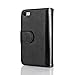 TNP iPhone SE / 5S / 5G/ 5 Wallet Case - Synthetic Leather Wallet Case Flip Cover with Credit ID Card Slots and Money Pocket for Apple iPhone 5 5G 5S SE (Black)