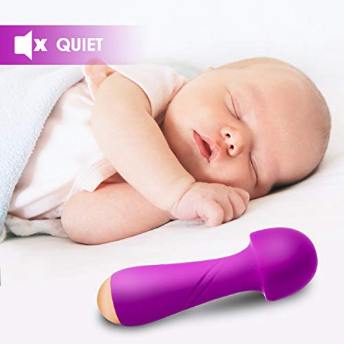 Mini Wand Massager,Hizek Powerful Cordless Portable Small Size Personal Handheld Massager,Deep Tissue Electric Massagers for Back Neck Shoulder Legs,Sports Recovery,Best for Travel - Thumbnail 6