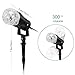 Gemtune Christmas Light Projector LED Patio Lawn light with Flame Pattern, Indoor and Outdoor Waterproof Spotlight Water Wave Night Light for Xmas Birthday Thanksgiving Day Party Holiday Decoration
