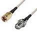 DHT Electronics RF cable assembly SMB to F female for XM Sirius Satellite Radio 6'' primary