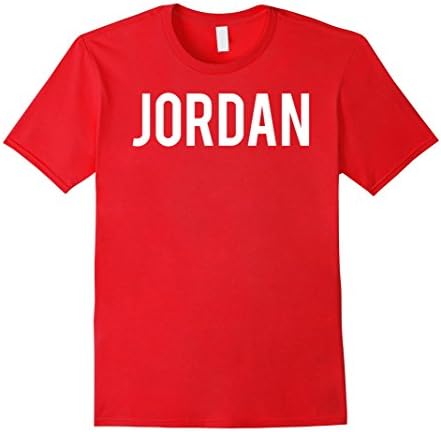 Mens Jordan T Shirt - Cool new funny name fan cheap gift tee XL Red