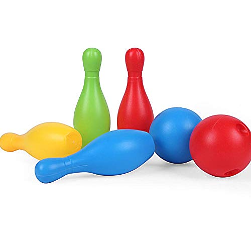 Goglor Big Bowling Pins Plastic, Kids Bowling Toy Set for Ages 2 3 4 5 6 Years Old Toddler Kids Boys Girls Children Fun Outdoor Indoor Educational Toys Sport Family Games