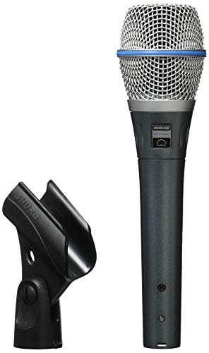 SHURE シュア BETA87C-X コンデンサー マイク : カーディオイド 単一指向性 XLR 有線 プロ仕様 ノイズ低減 高耐久性 高性能ショックマウント ポップフィルター 内蔵 ボーカル 歌 ライブ 収録 マイクロホン マイクロフォン 【国内正規品/メーカー保証2年】