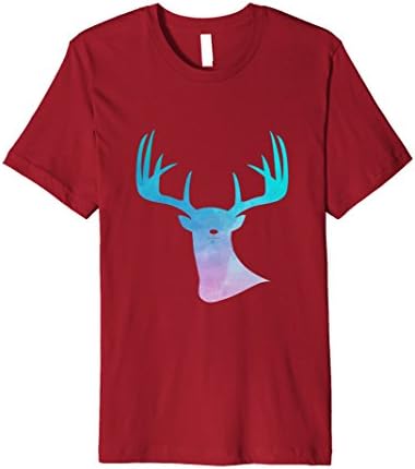 Mens Christmas Raindeer tshirt 2XL Cranberry