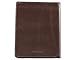 Big Skinny Men's Hipster Leather Bi-Fold Slim Wallet, Holds Up to 40 Cards, Brown