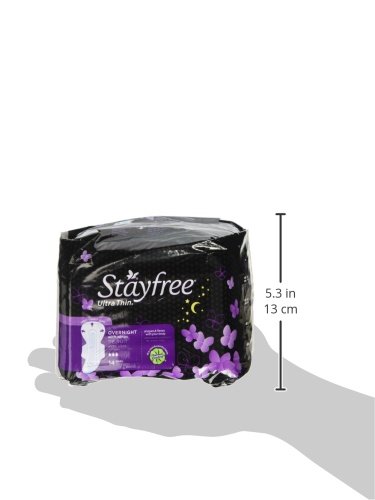Stayfree Ultra Thin Pads with Wings, Overnight, 14 ea, 1 ea - Thumbnail 2