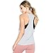 Popular Basic Women's Deep Side Cut Racer Back Tank Top