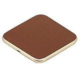 Wireless Charging Pad- Wireless Charger IPhone X 8 8 Plus- Wireless Charging Station Samsung Galaxy S9 S8+ Plus S7 Edge S6 Edge-QI Wireless Charger- QI Wireless Charger- Brown