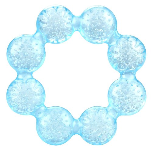 Nuby Pur Ice Bite Soother Ring Teether, Blue