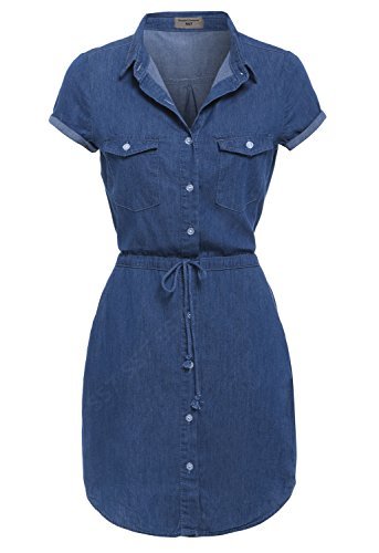 SS7 NEW Denim Blue Shirt Dress Sizes 14 France Ubuy