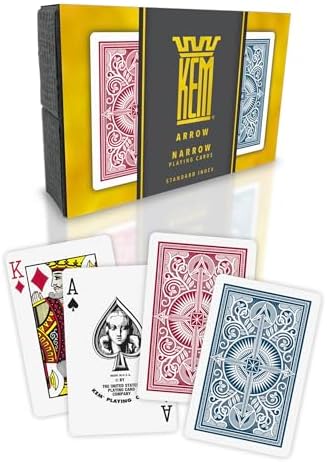 Amazon.com: KEM Paisley Bridge Size Jumbo Index Playing Cards