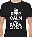Keep Calm And PAPA Will Fix It - Funny Fathers Day Gift for Grandad, Dad T-Shirt