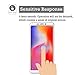 KTTWO Xiaomi Redmi 6 Screen Protector Glass, (2PACK) Full Cover Anti-Scratch Bubble-Free Tempered Glass Screen Protector with Full Glue for Xiaomi Redmi 6/6A 5.45” Screen (White)
