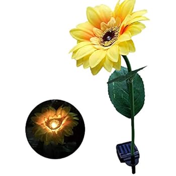 solar sunflower lights amazon